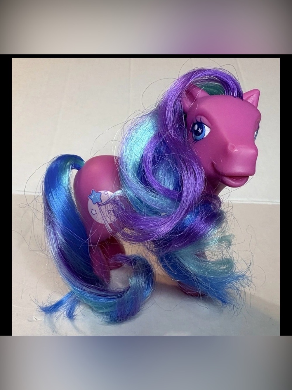 Vintage My Little Pony G3 Ribbon Wishes 2005 Hasbro Pink Wand Ribbon beautiful